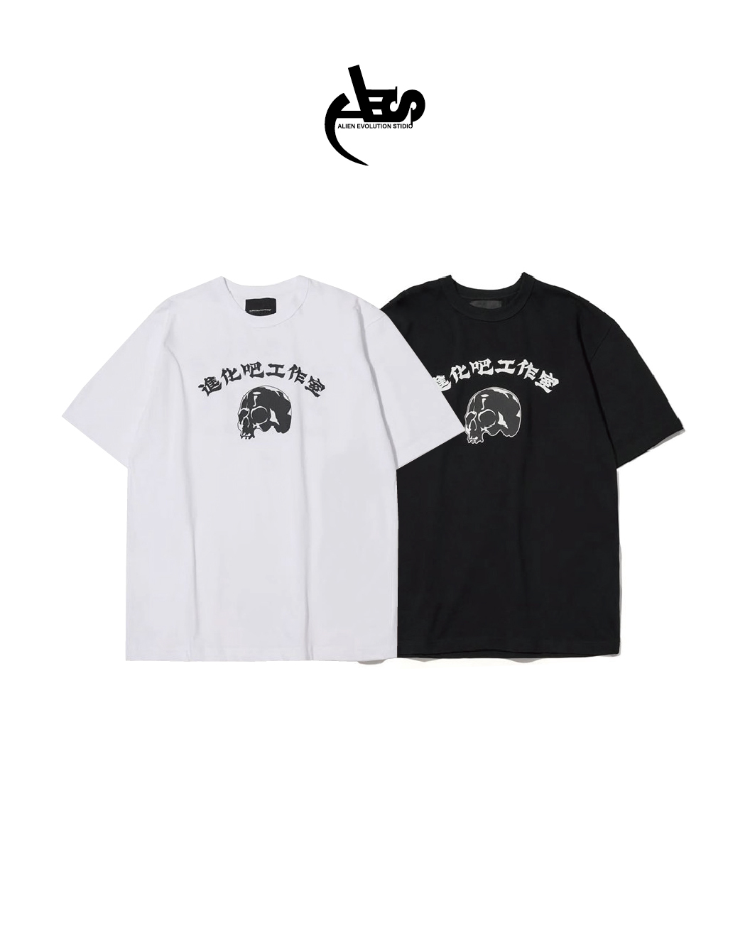 AES LOGO 短袖T 白/黑 25 S/S Unclassifiable Tee