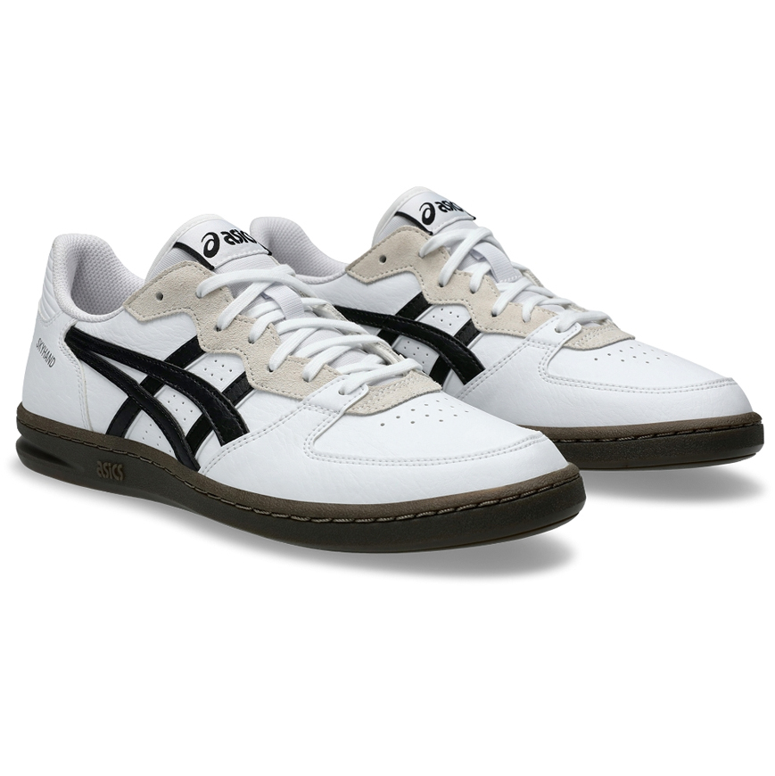 男女鞋 ASICS SKYHAND OG  WHITE BLACK 白黑鞋 德訓鞋 低筒 運動休閒鞋【1203A451-101】