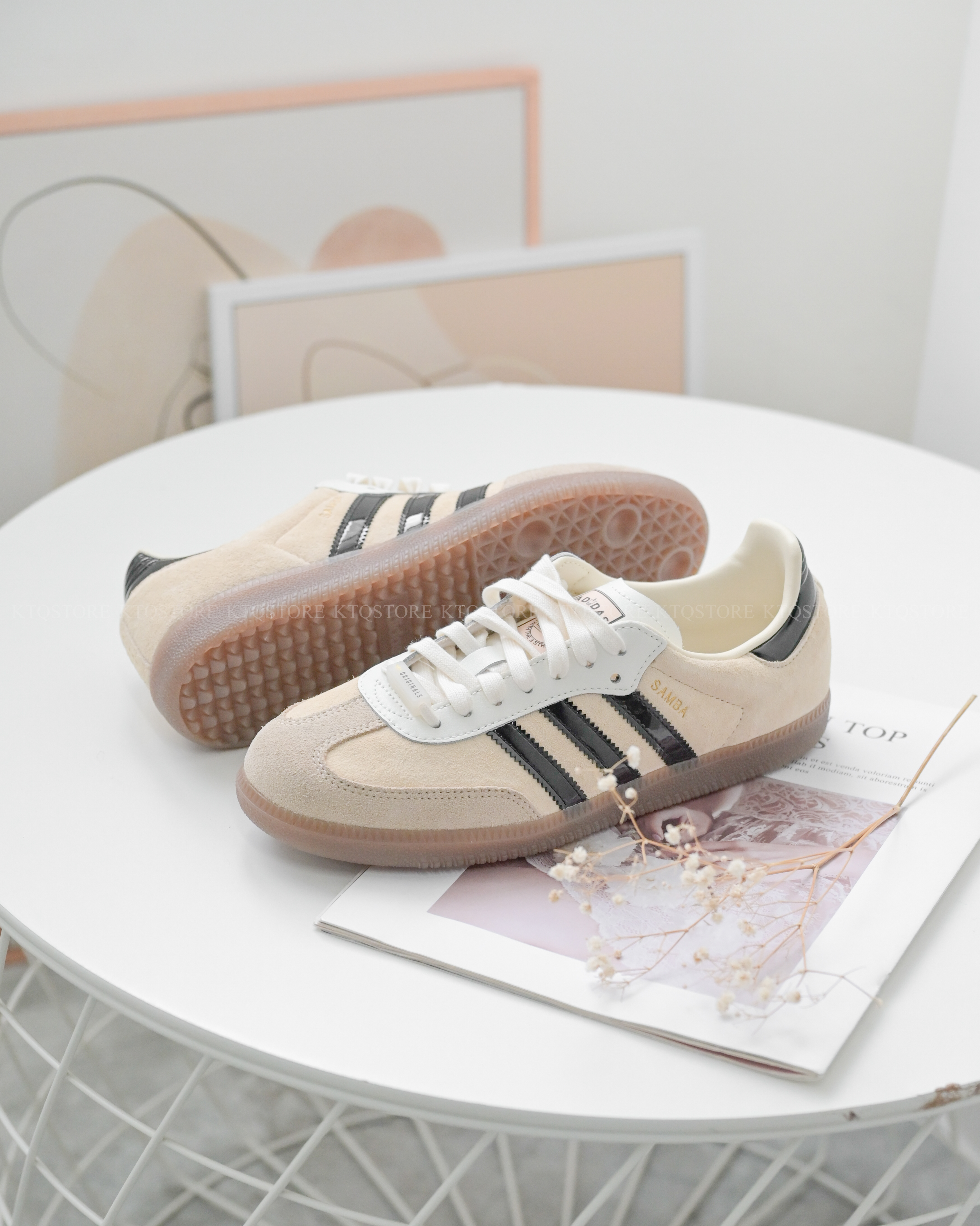 KTQ STORE ‧ Adidas Originals Samba 珍珠奶茶 JP5197