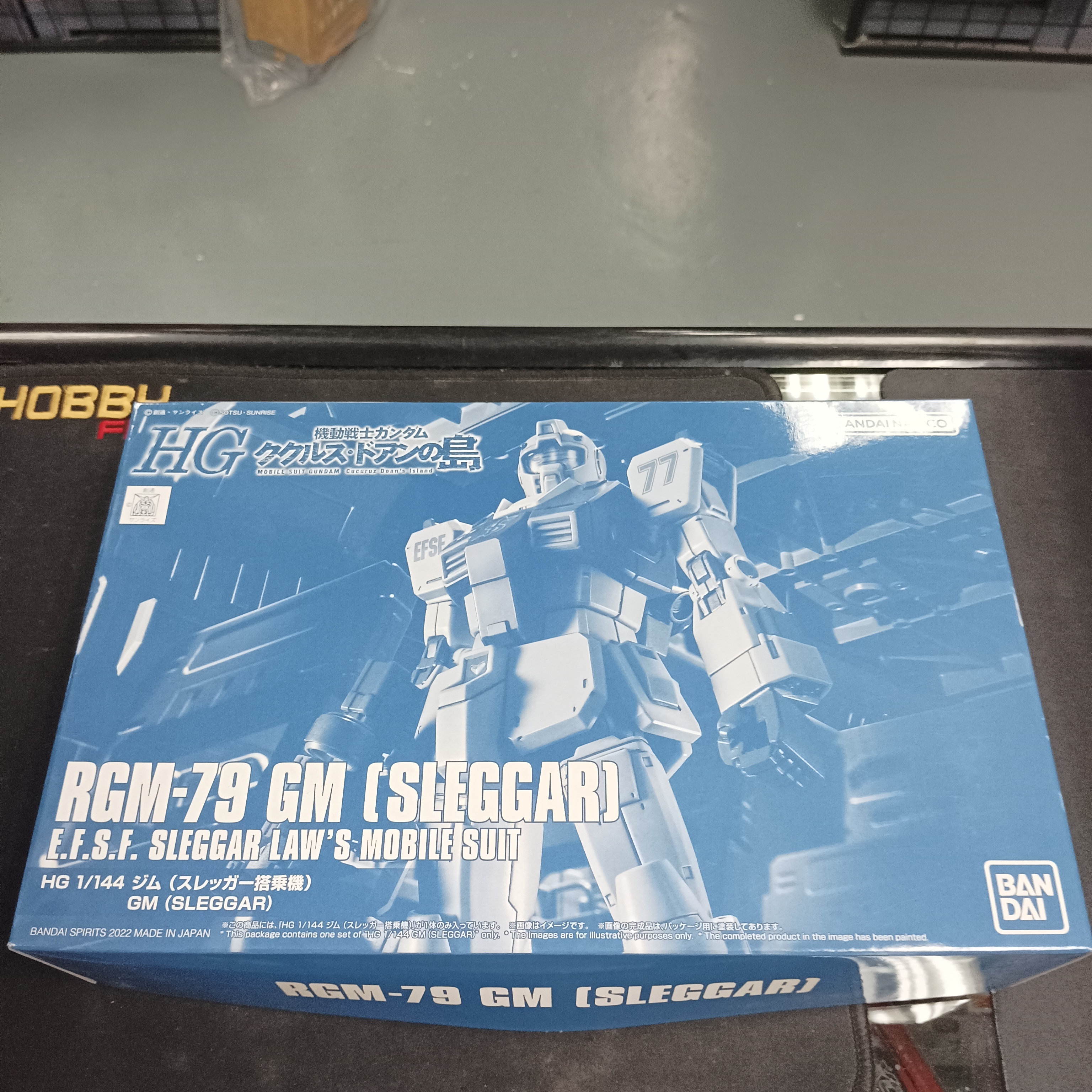 寄賣-HG 1/144 RGM-79 GM ( SLEGGAR)