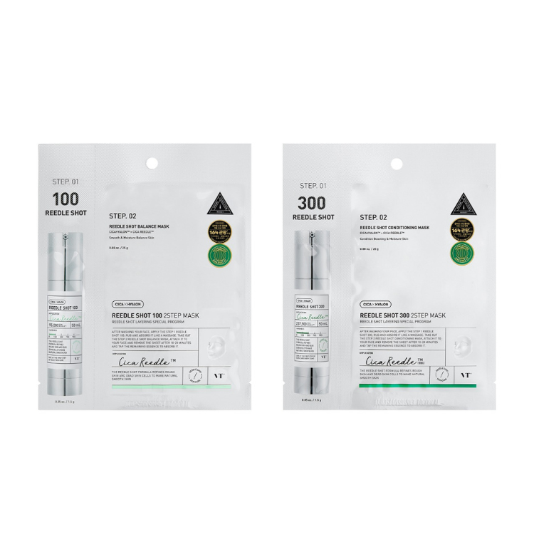 韓國 ｜VT 微晶兩步驟面膜｜單片