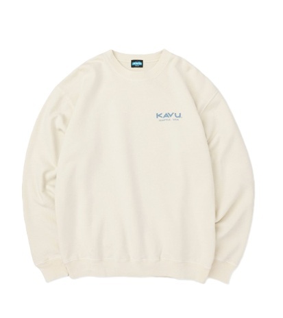 KAVU 日版 Surf Logo Sweat #19823017 ( 027 Ivory )