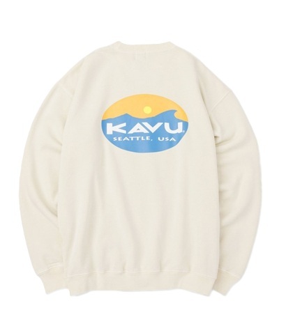 KAVU 日版 Surf Logo Sweat #19823017 ( 027 Ivory )