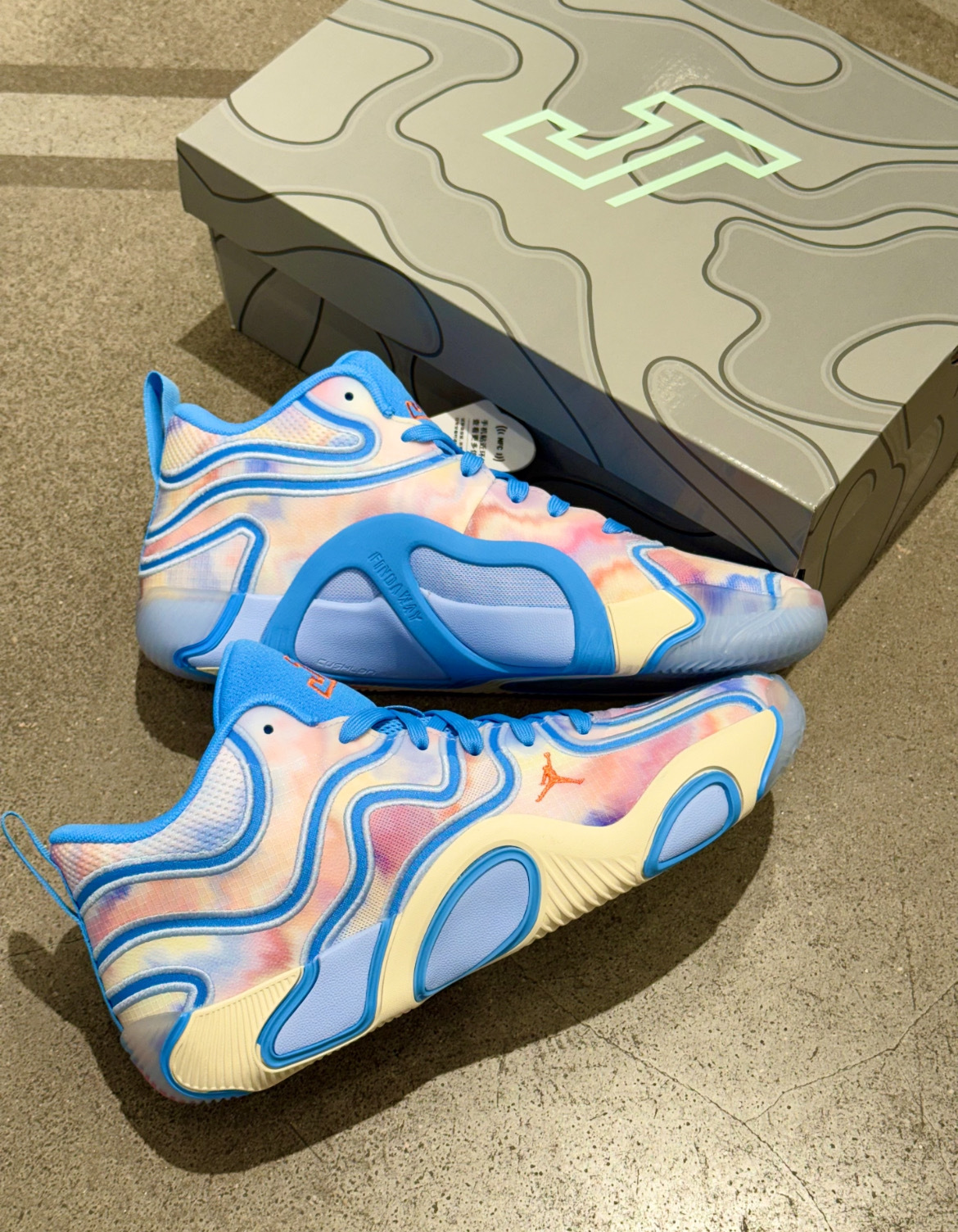 男鞋 NIKE JORDAN TATUM 3 PF 'University Blue' 暈染藍 三代 實戰 籃球鞋【FZ6601-400】