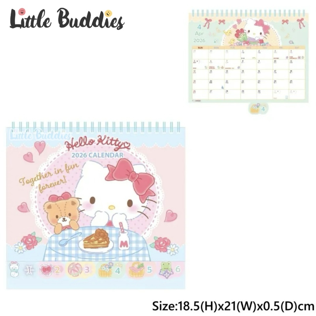 港版 Sanrio 2026座檯月曆