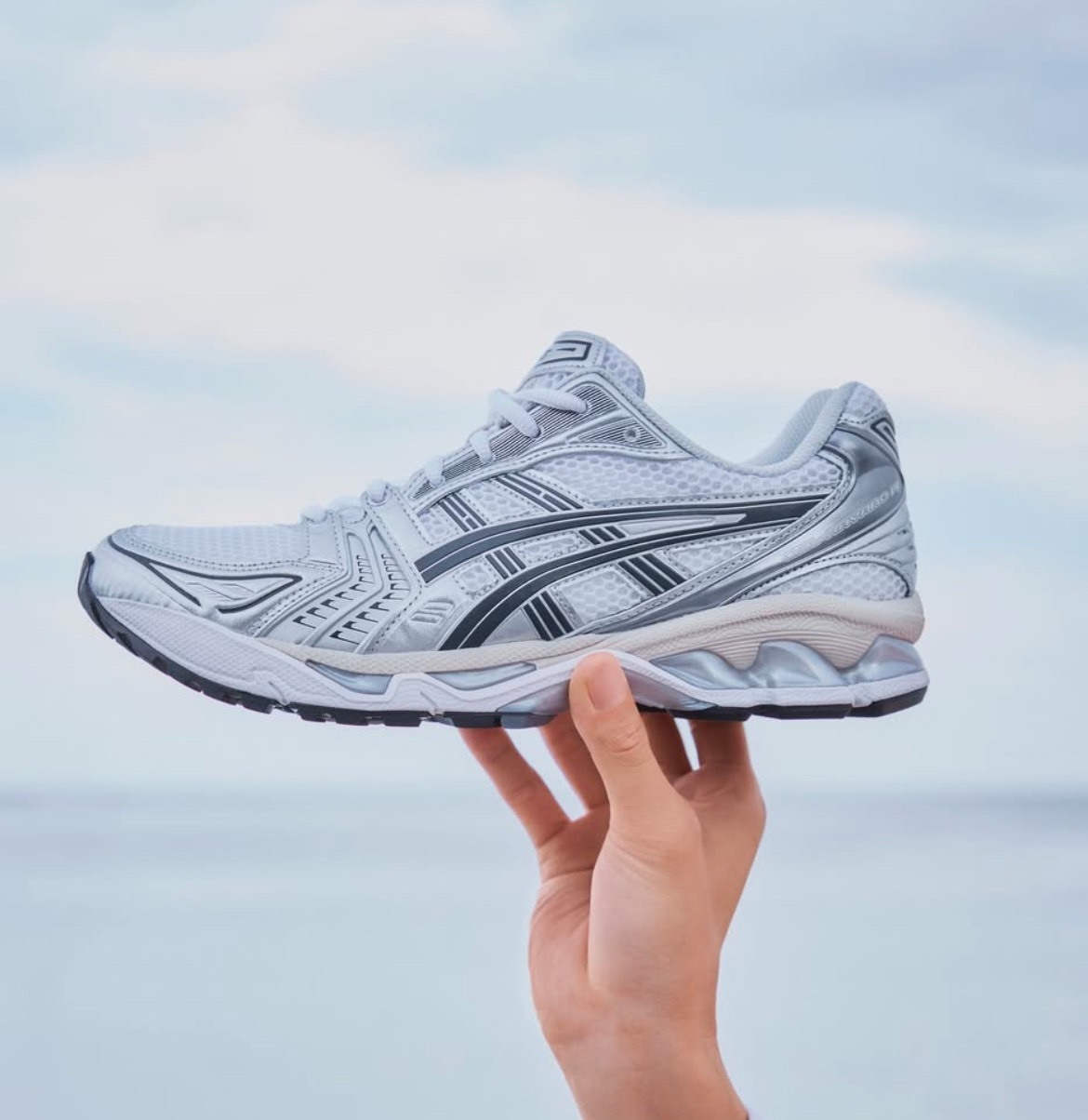 【OWN】ASICS Gel-Kayano 14 休閒 越野 慢跑 球鞋 平替款 Kith 白銀 米白 1203A537-110