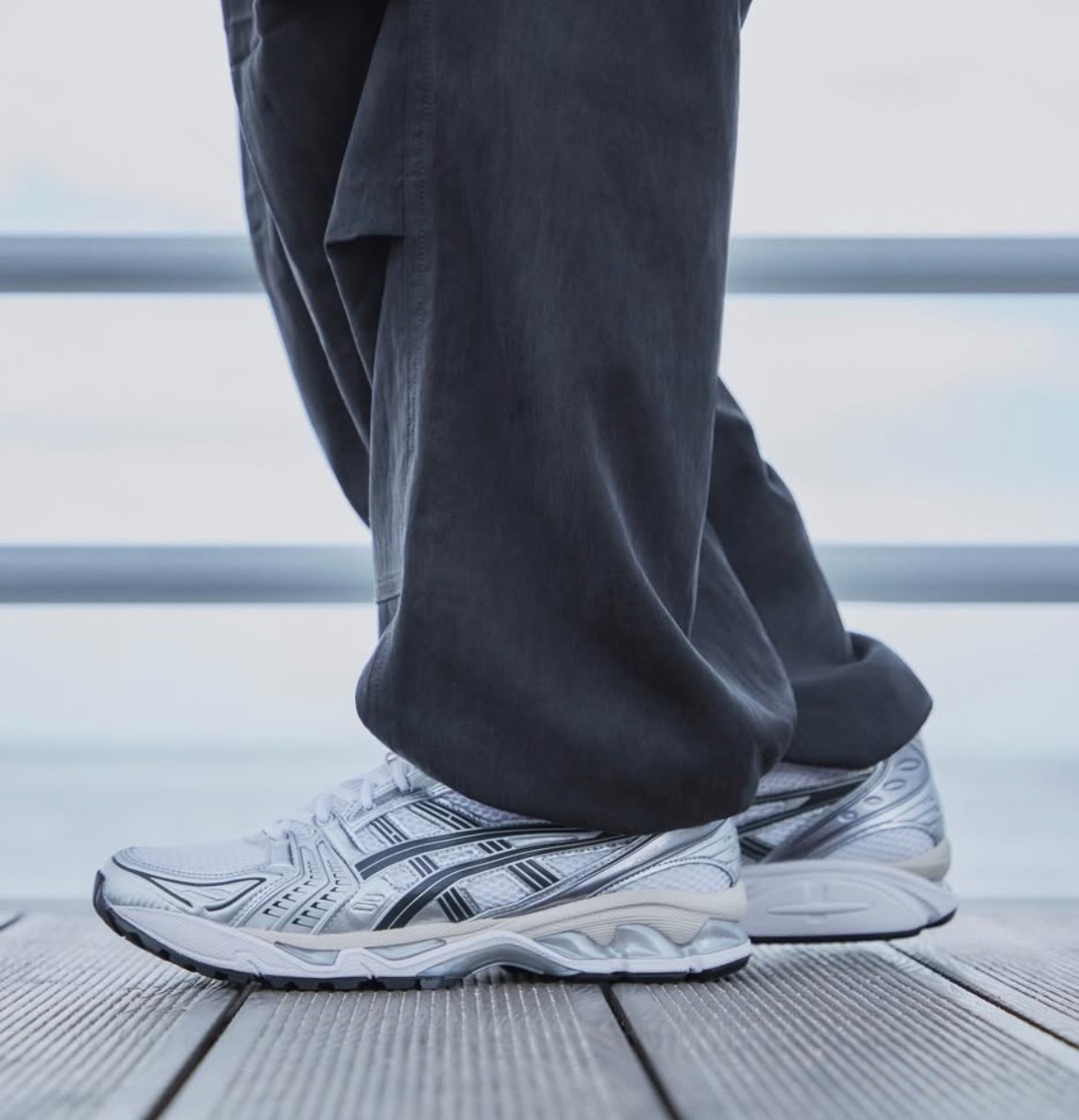 【OWN】ASICS Gel-Kayano 14 休閒 越野 慢跑 球鞋 平替款 Kith 白銀 米白 1203A537-110