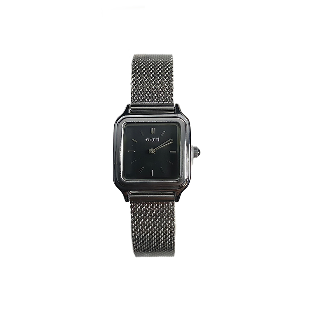 【EXTRI】E1079 米蘭錶帶 小錶徑 方形 女錶 手錶