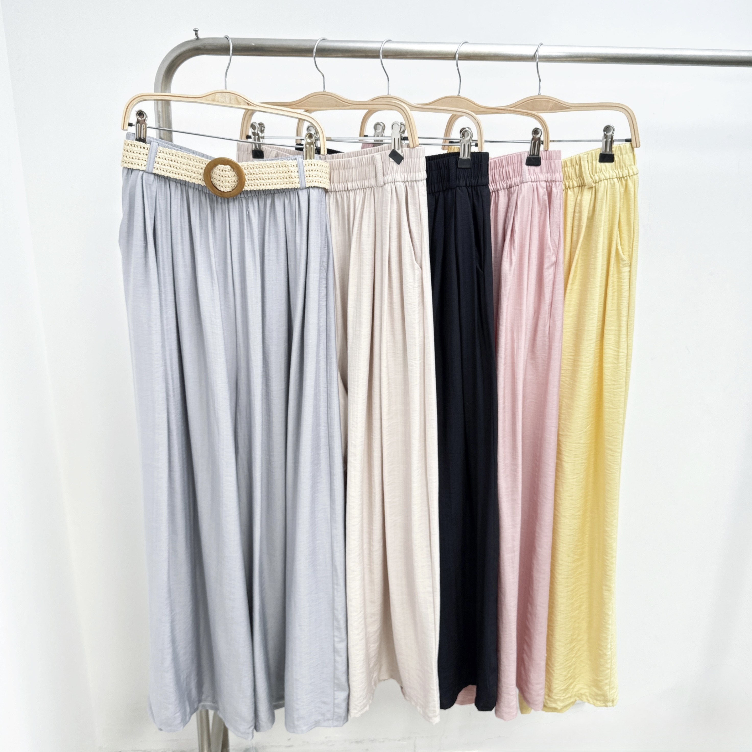 第二團～草編腰帶麻棉闊褲 (T72-T76)