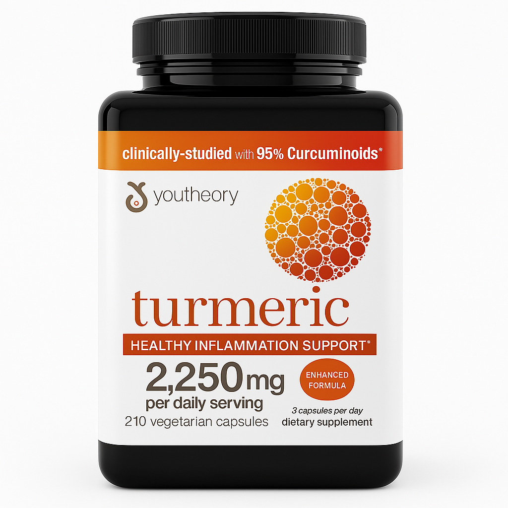 【直播】Youtheory Turmeric LX0306905 薑黃素膠囊 (210粒裝)