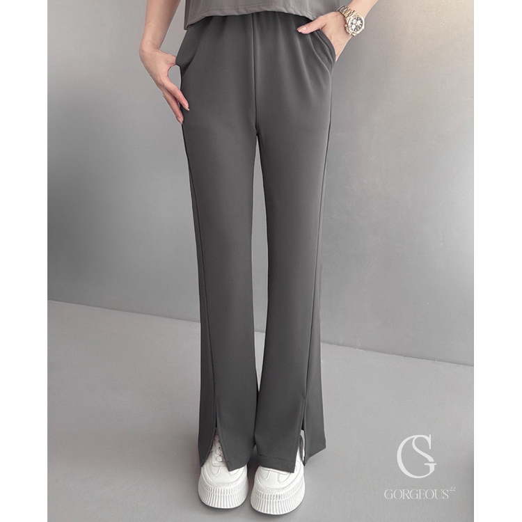 G9636 現貨「防曬`夏日糯米開叉褲！」