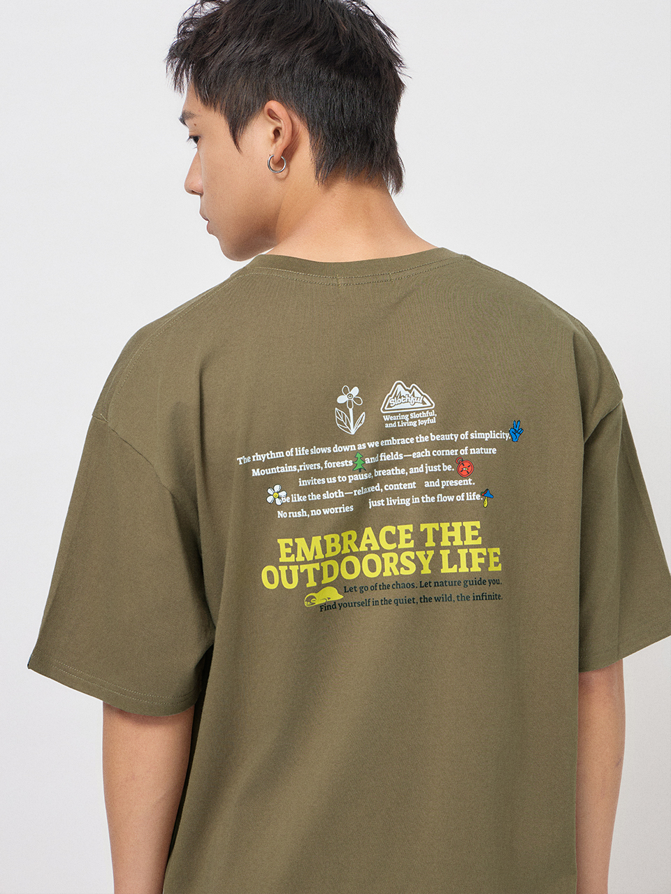 SLOTHFUL戶外風格短T