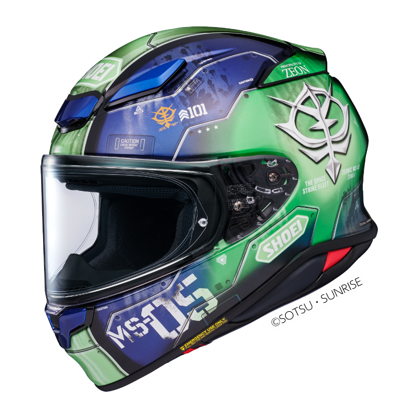 安信騎士|SHOEI Z-8 鋼彈聯名MS-05 ZAKU I TC-11 全罩式安全帽