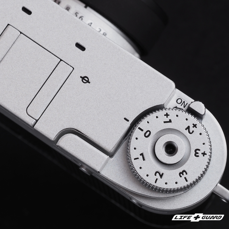 LIFE+GUARD FUJIFILM X-HF1 X half 相機貼膜按鍵特寫展示圖