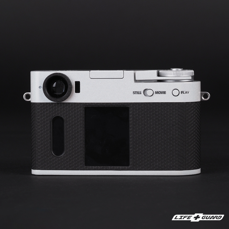 LIFE+GUARD 相機貼膜背面示意，適用FUJIFILM X-HF1 X half