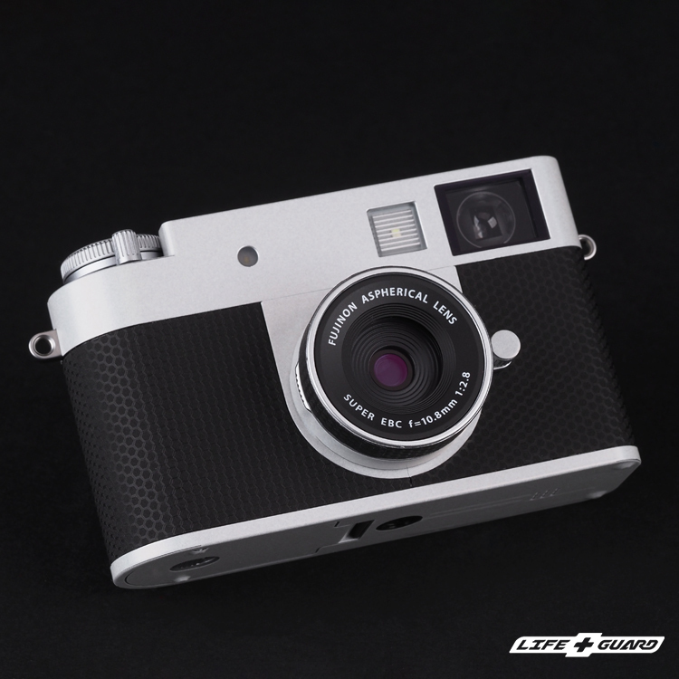 LIFE+GUARD FUJIFILM X-HF1 X half 專用相機貼膜｜白色質感設計