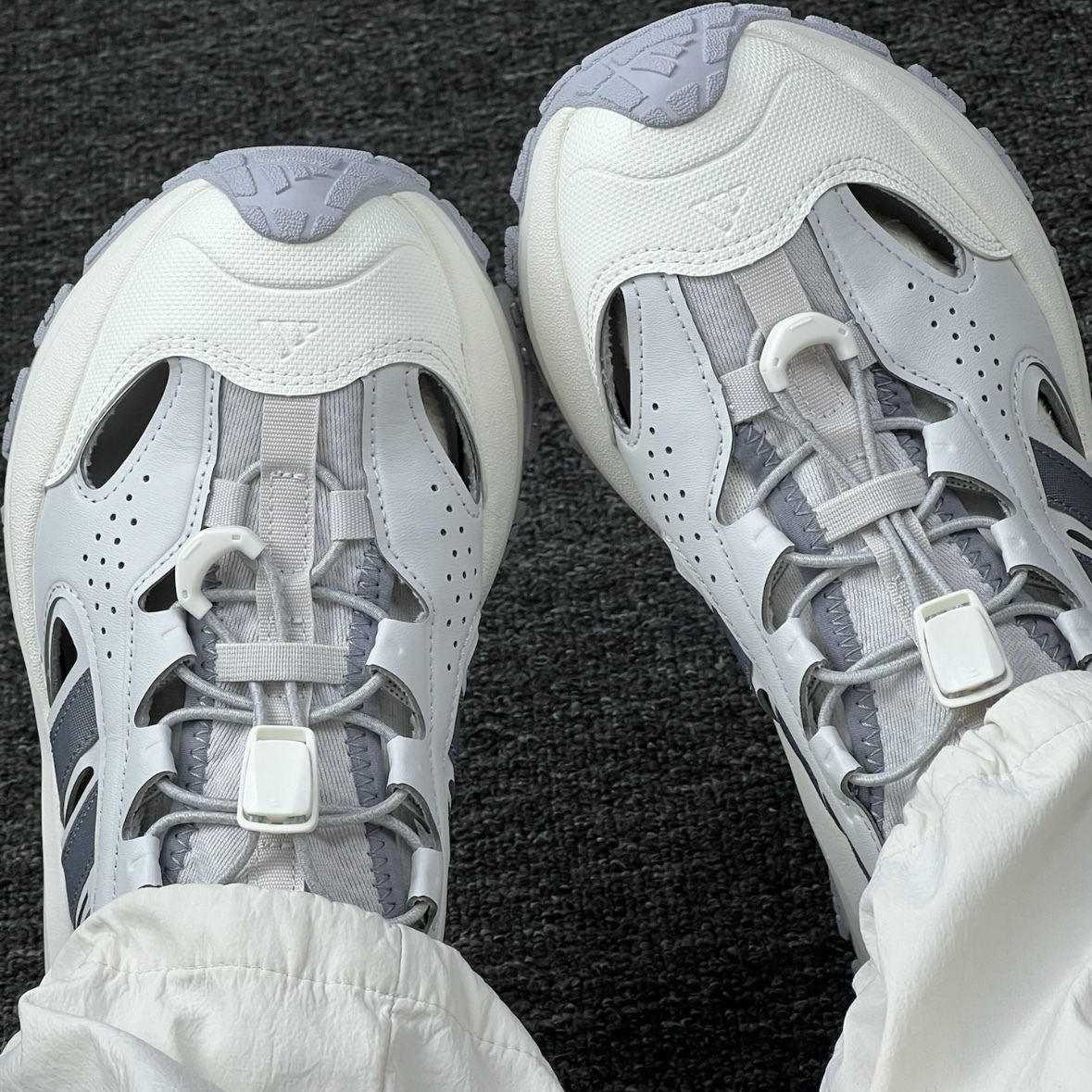 ADIDAS SNEAKER SANDAL 愛迪達 戶外 運動 防水 溯溪鞋 涼鞋 灰白色 男女同款 JP8899