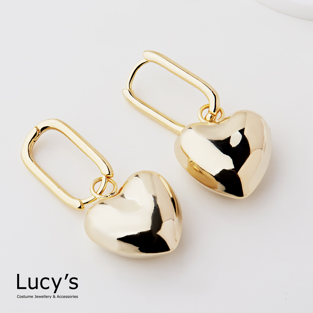 大方愛 易扣耳環 (二色) (123733/123734)