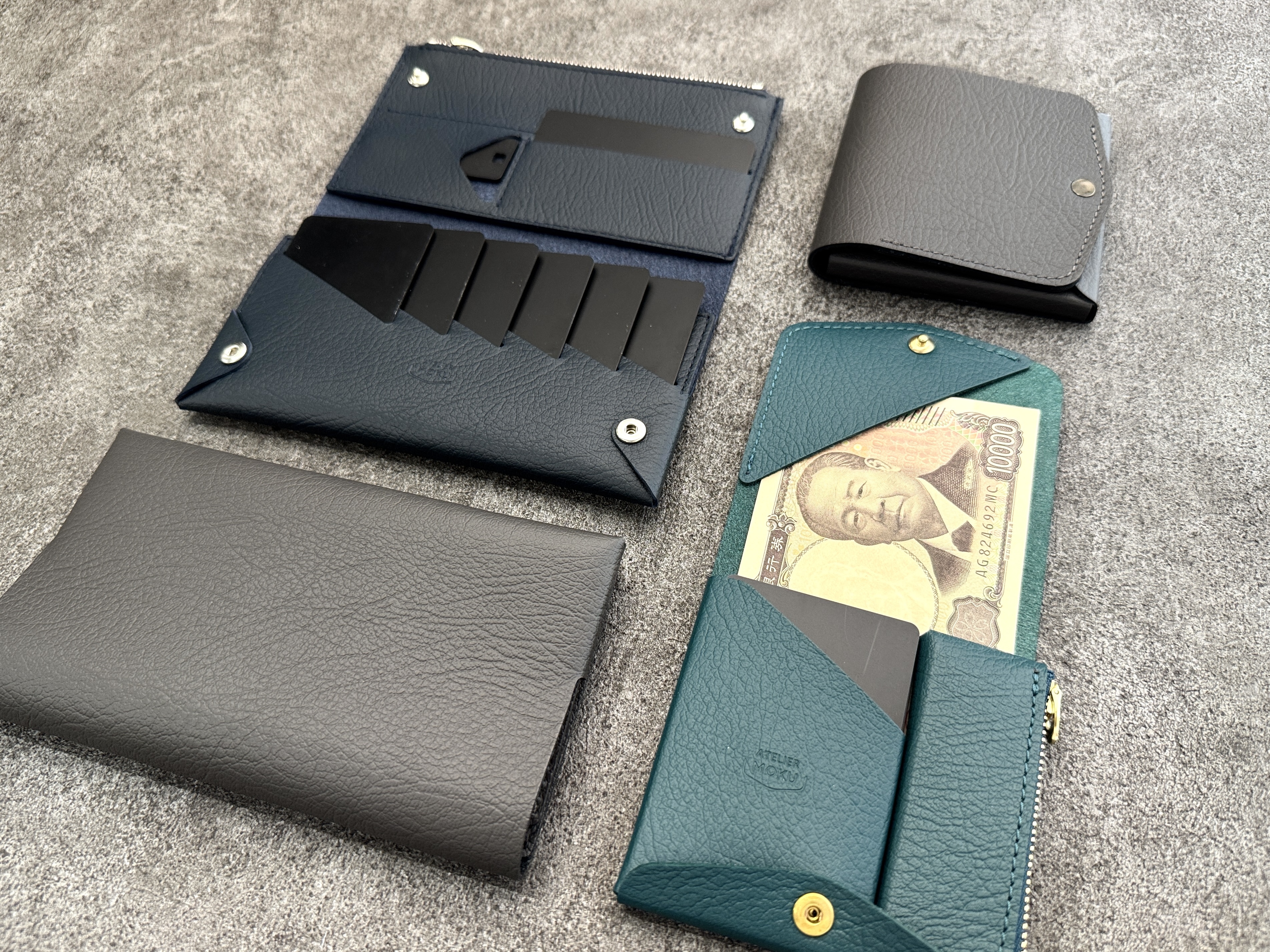 [ATELIER MOKU] 小而薄的長皮夾 | UNO ver.2 M-Shrink