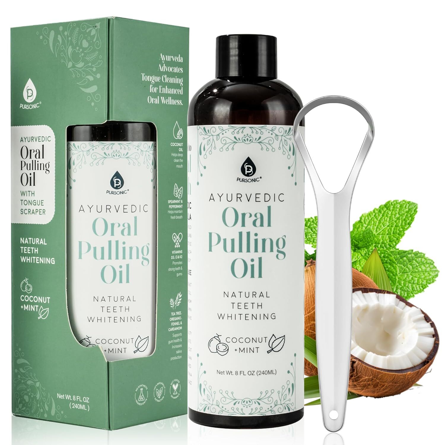 【現貨】Pursonic Ayurvedic LL0711505 口腔油拔液 240ml