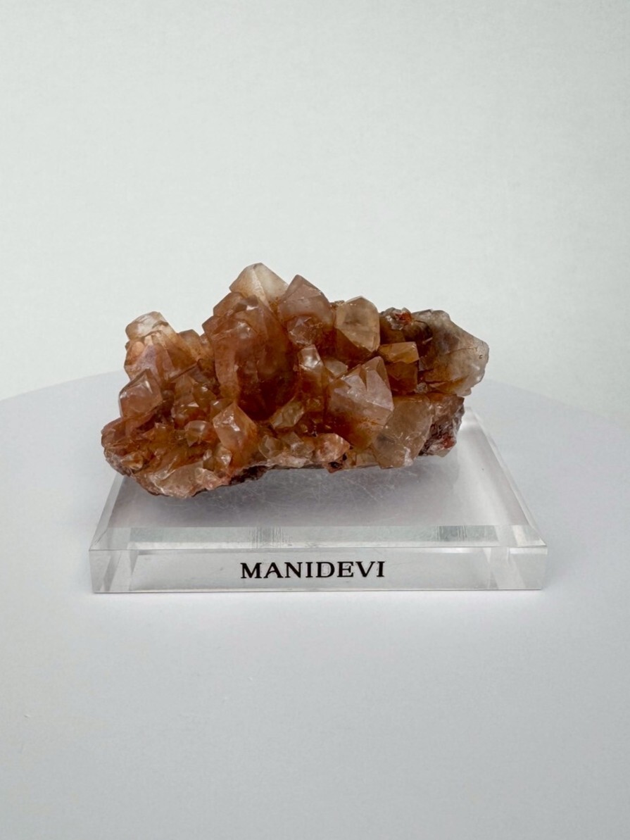 大天使連結礦頻- 琥珀紅方糖方解石 MAGCAJ199240