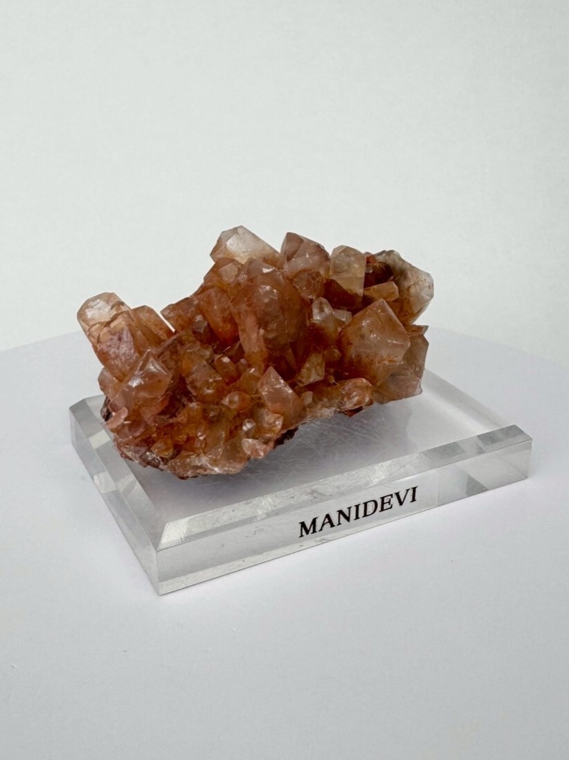 大天使連結礦頻- 琥珀紅方糖方解石 MAGCAJ199240