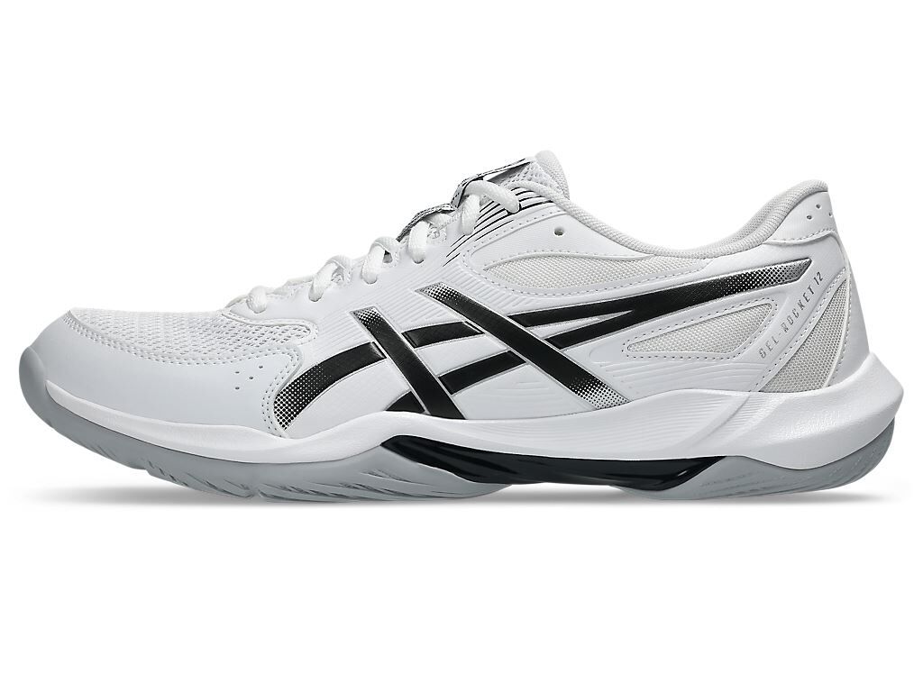 ASICS GEL-ROCKET 12 白黑色 排球/羽毛球/手球鞋
