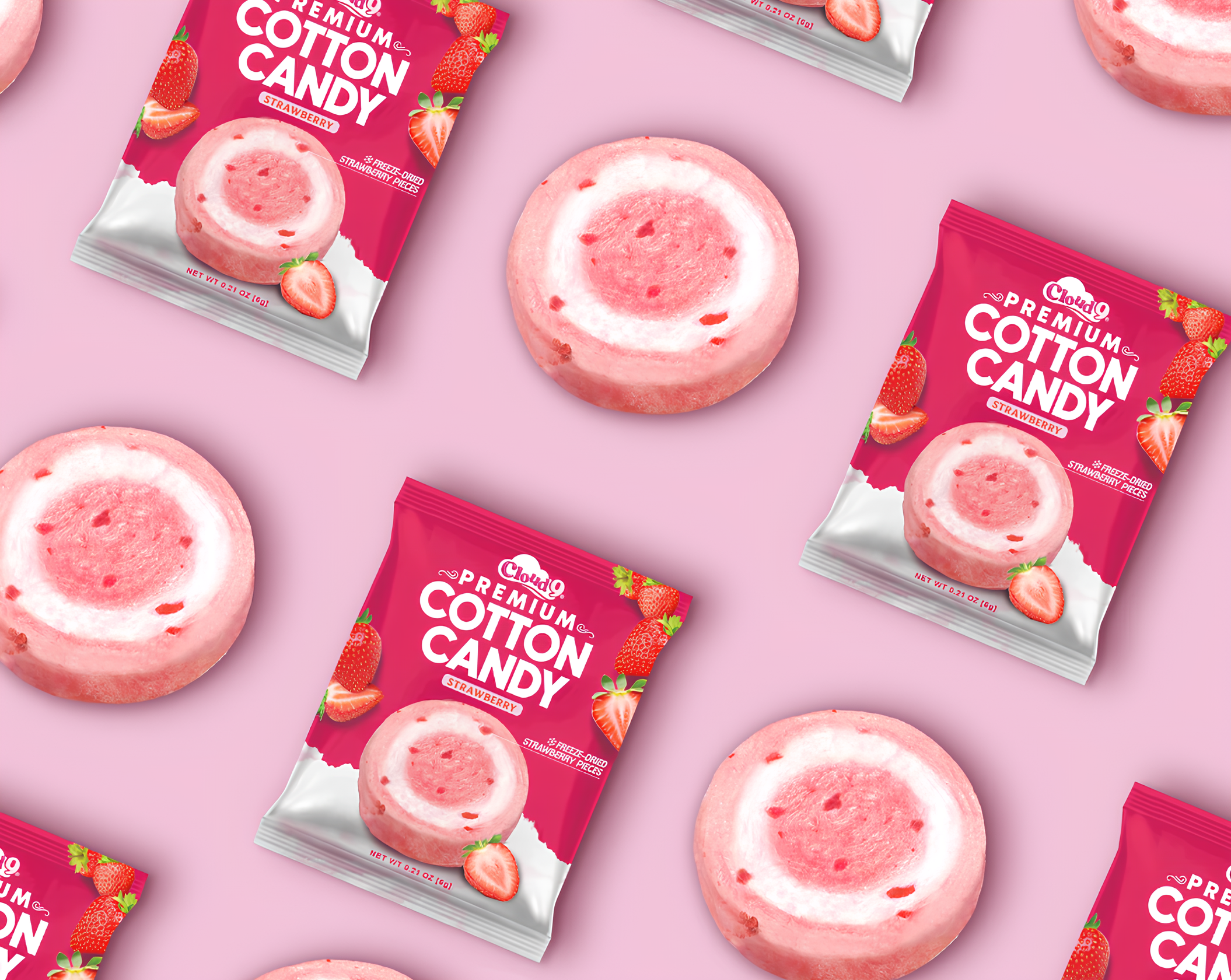 【直播】LL071112 Cloud 9 草莓棉花糖(14小包)