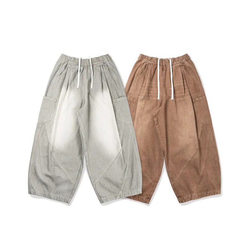 ORDINARY 分割廓形燈籠褲