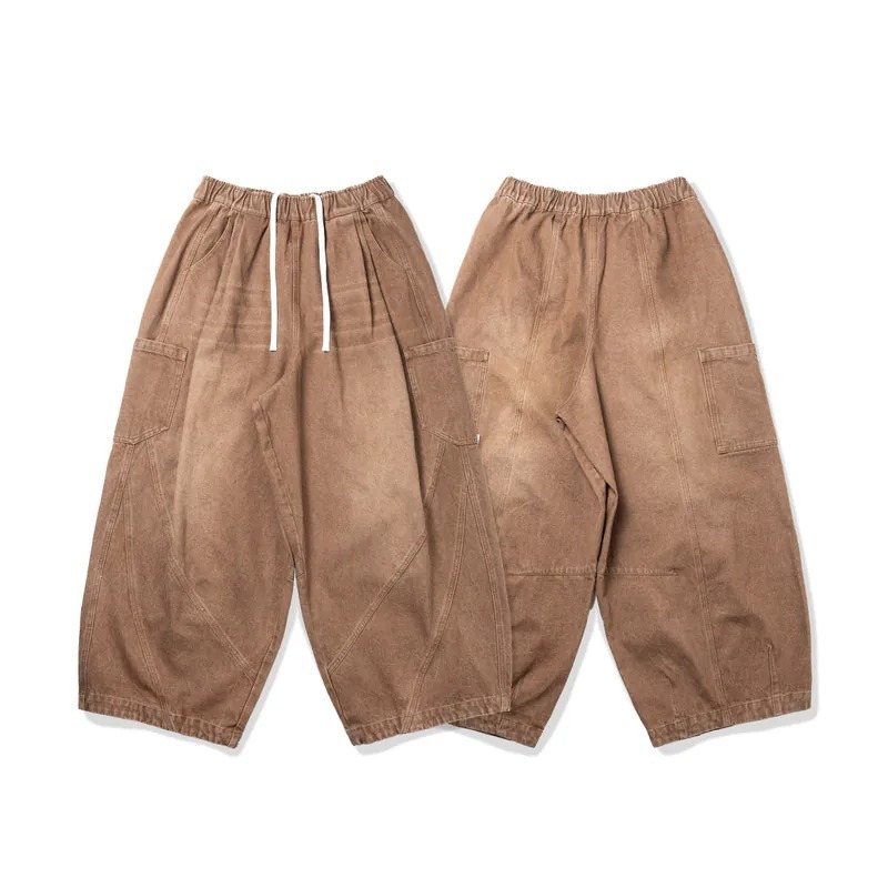 ORDINARY 分割廓形燈籠褲