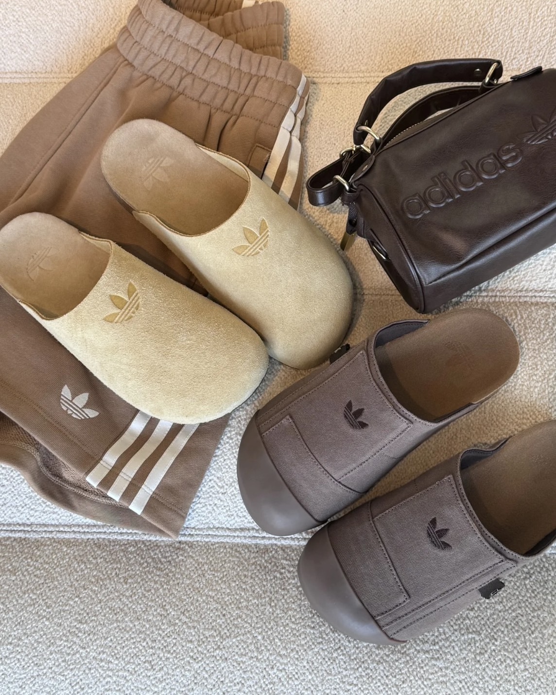 Adidas Originals Adimule Sldies 麂皮 穆勒 包頭 懶人鞋 勃肯鞋 深棕