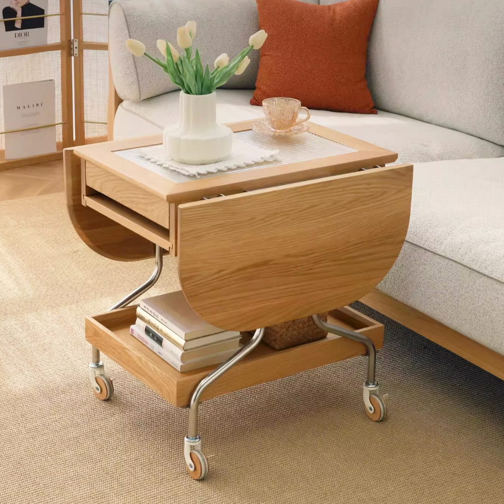 〖特惠款〗小飛俠實木折疊茶几 FP-0071