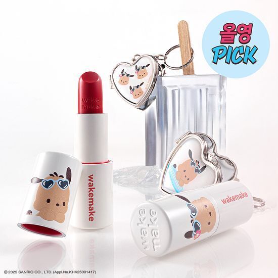 [Olive Young x Sanrio] WAKEMAKE 瑩潤光采潤唇膏 3.5g