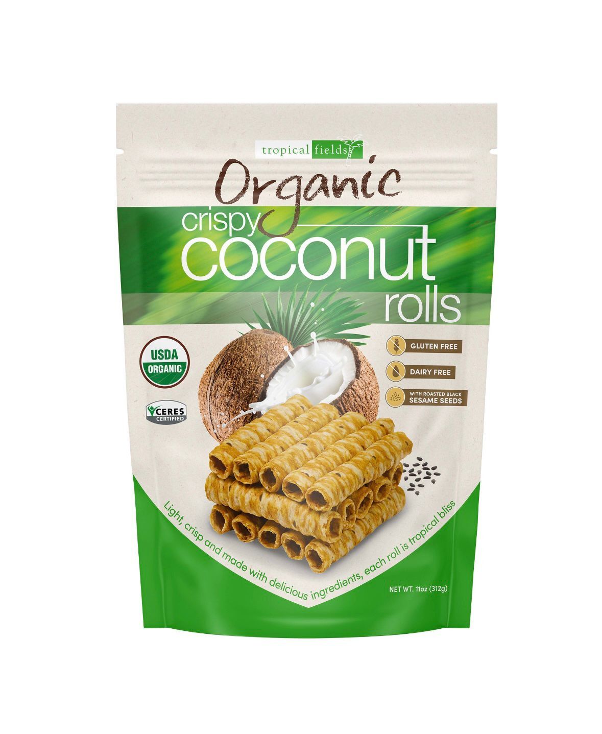 【直播】Tropical Fields LL071114  椰子蛋捲 312g