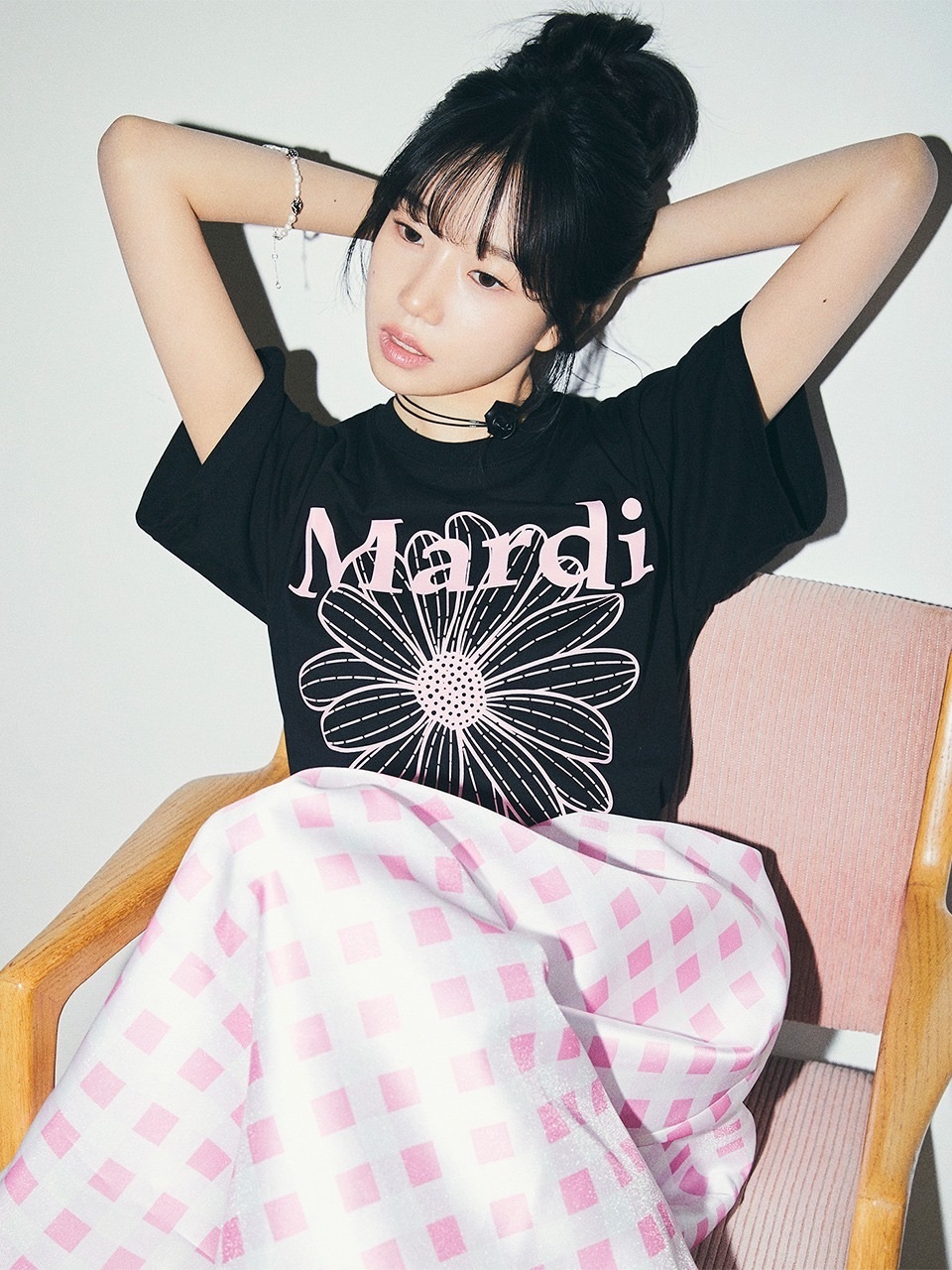 【優惠預訂】MARDI MERCREDI TSHIRT FLOWERMARDI（8色）