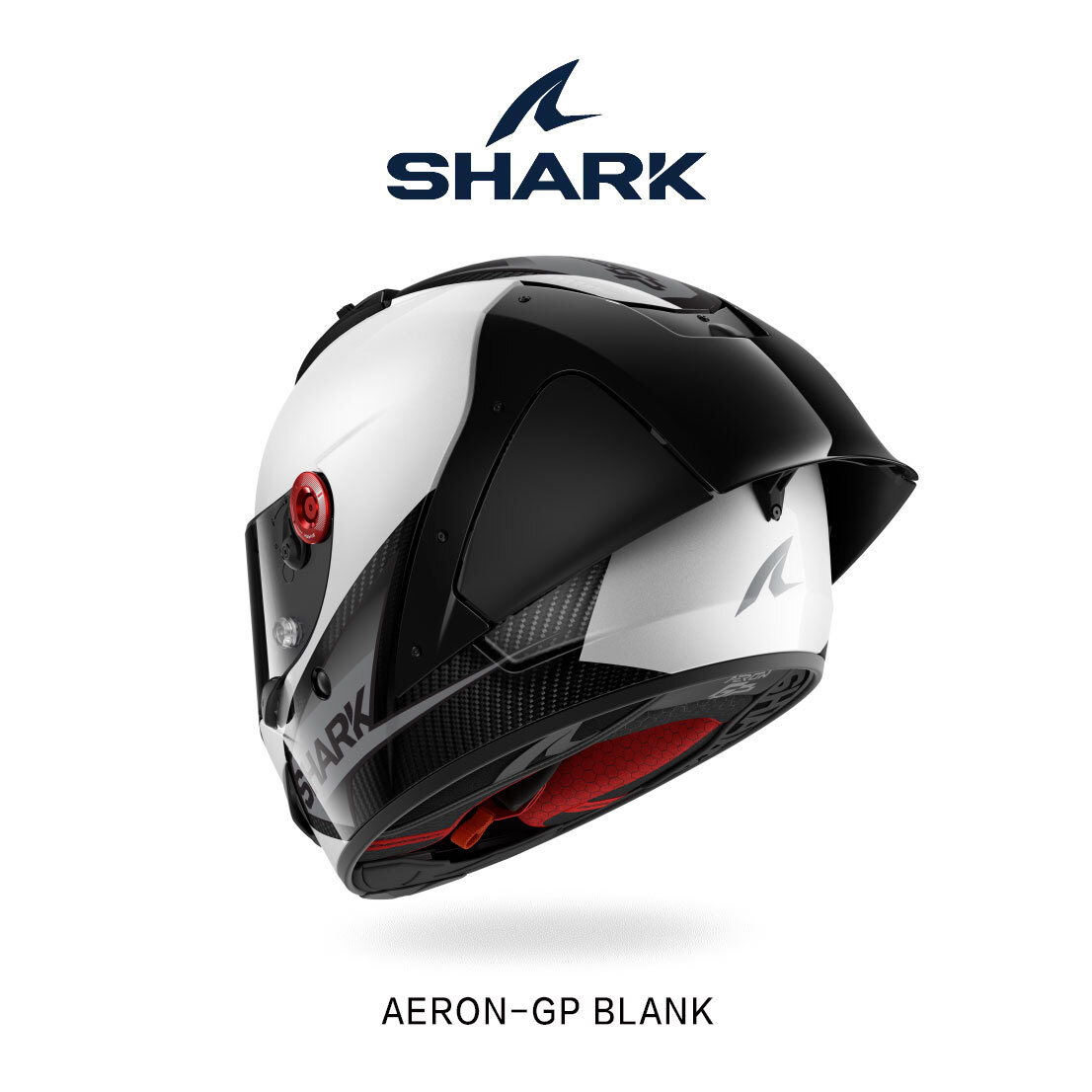 SHARK AERON-GP 素色 BLANK 白