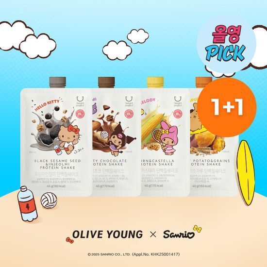 [Olive Young x Sanrio] Delight Project 能量蛋白飲【買一送一】