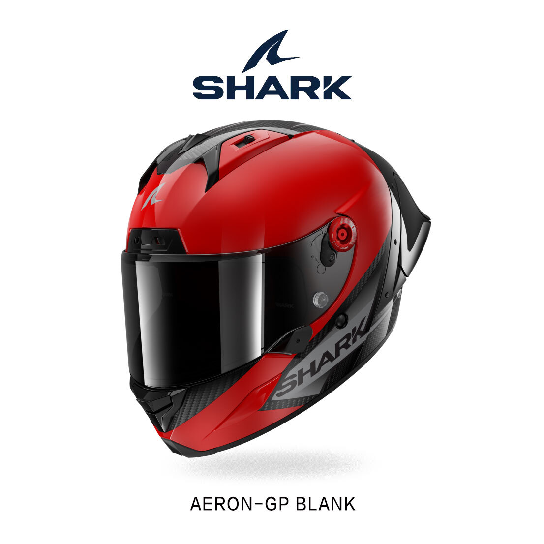 SHARK AERON-GP 素色 BLANK 紅