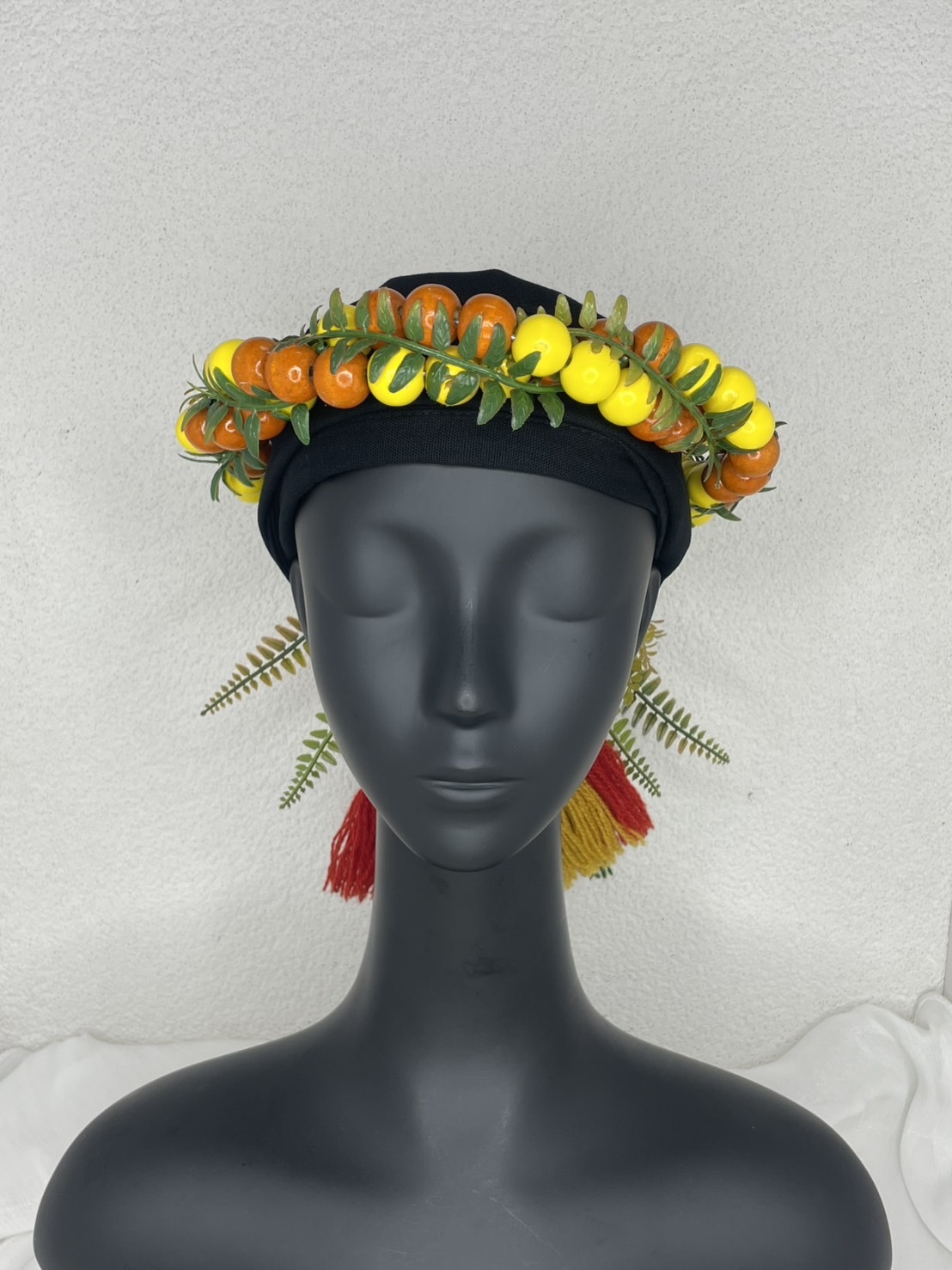 W-No.70木珠花環57cm