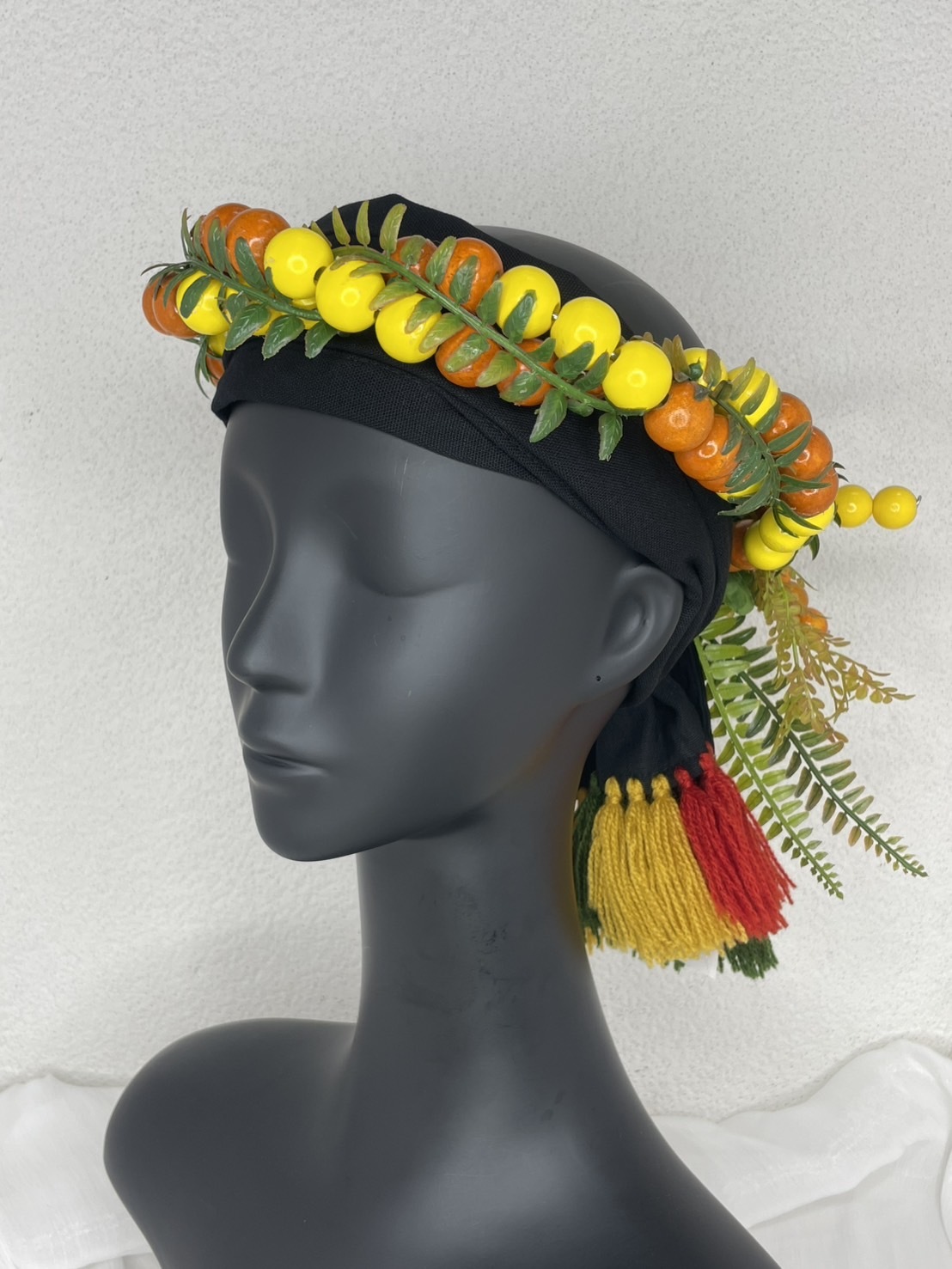 W-No.70木珠花環57cm