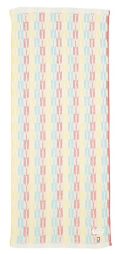 日本今治x小町矢絣長毛巾(自然色) 34x80 (日本製)