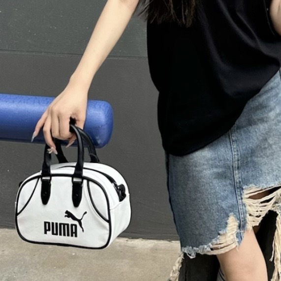 PUMA ARCHIVE MINI GRIP BAG 白黑 迷你手提包 斜背包 單肩包 091137-03 /預購