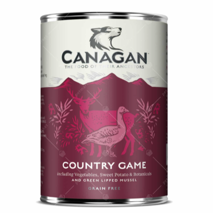 Canagan原之選 無穀物狗罐頭．田園野味400g