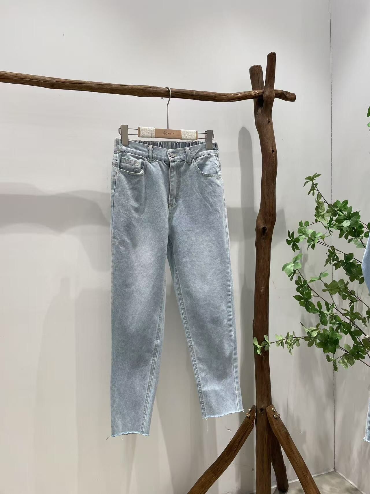 K5820 RM249 💥特RM189 ▶️牛仔九分褲 👉W:cm H:cm L:cm