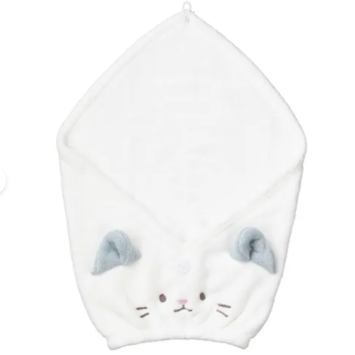 日本Zooie Fam動物吸水頭巾 (非日本製)