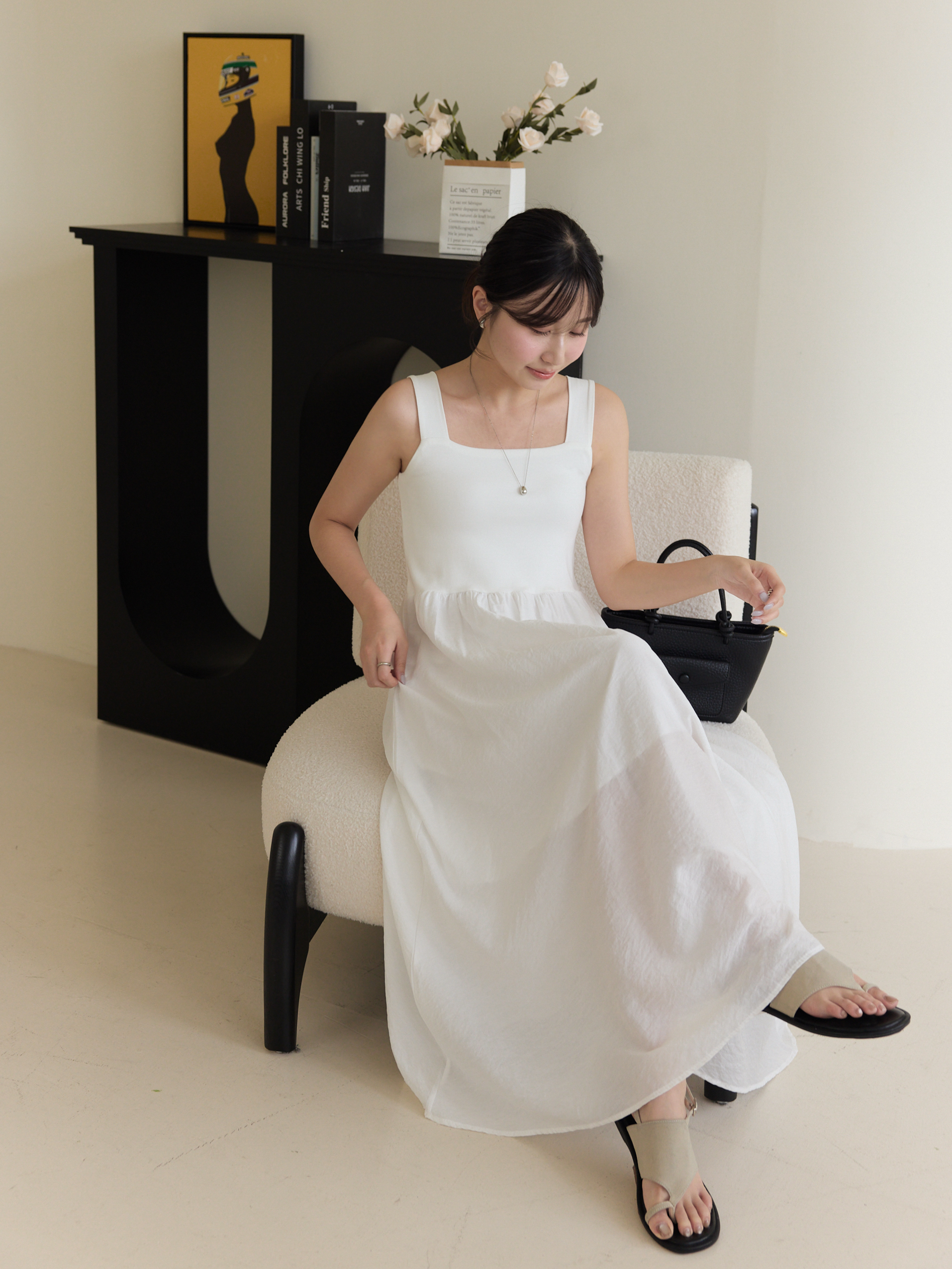 夏日抓皺感雲朵長洋