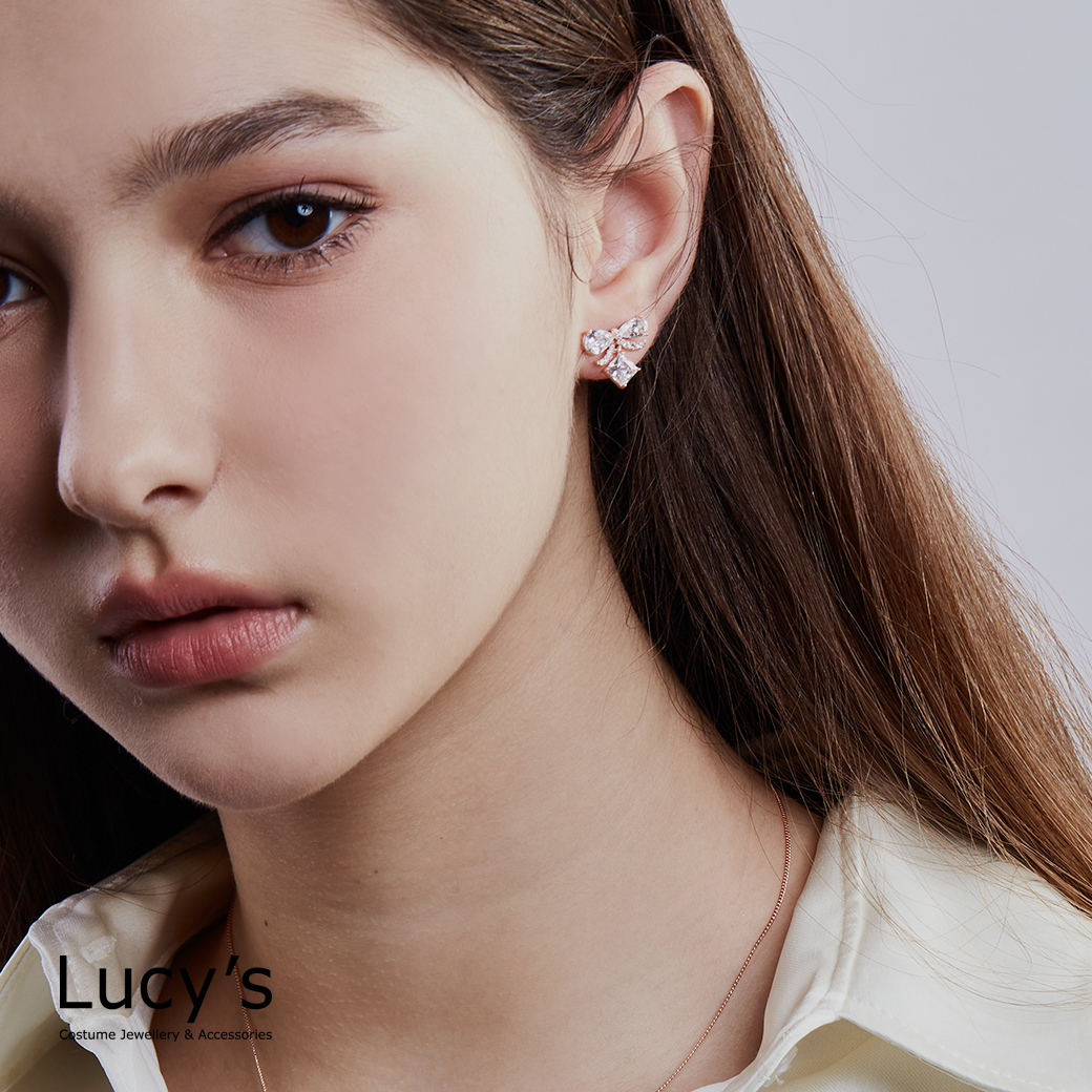 璀璨禮結 耳環 (二色) (122261/122262)