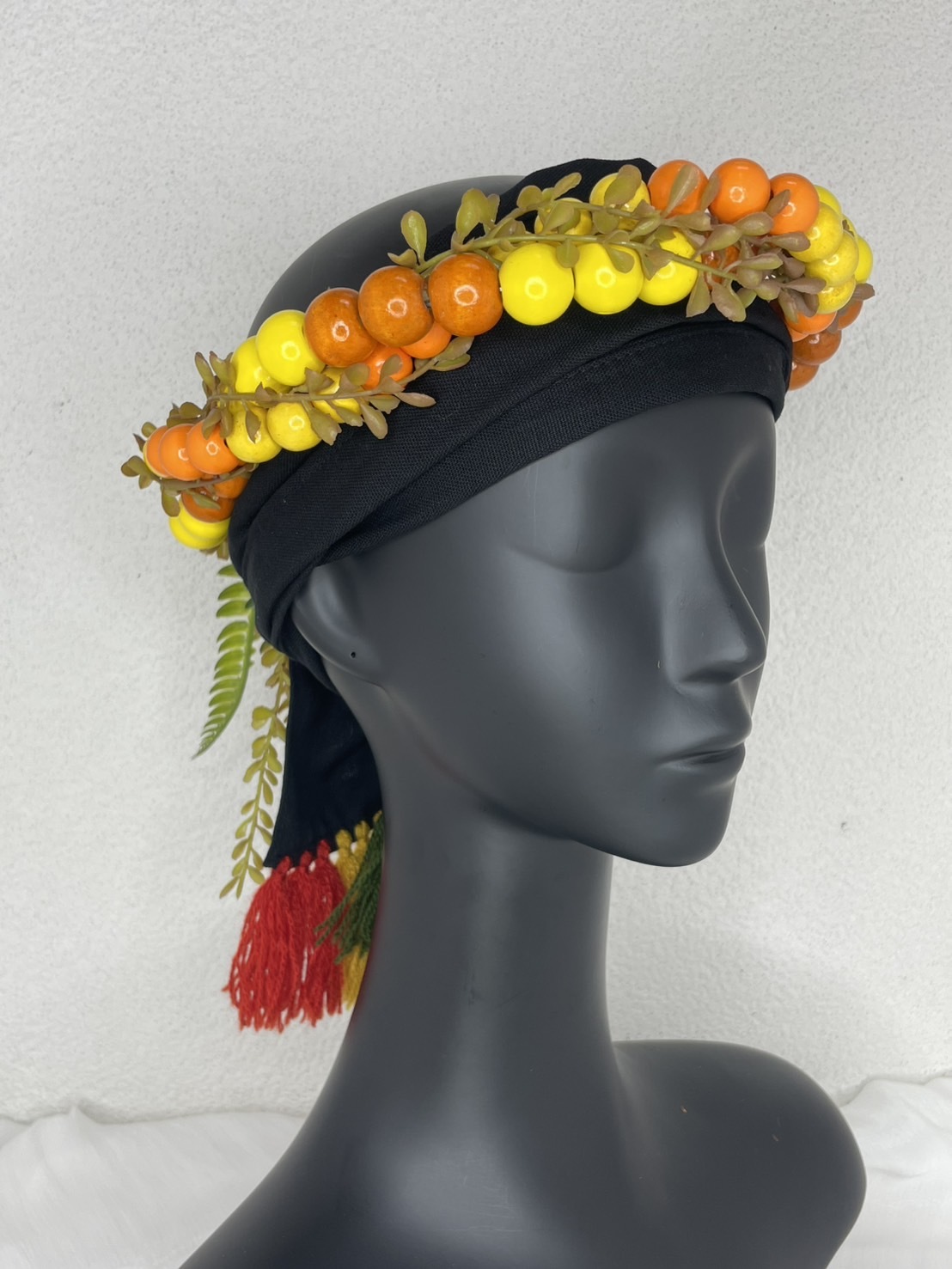 W-No.72木珠花環58cm