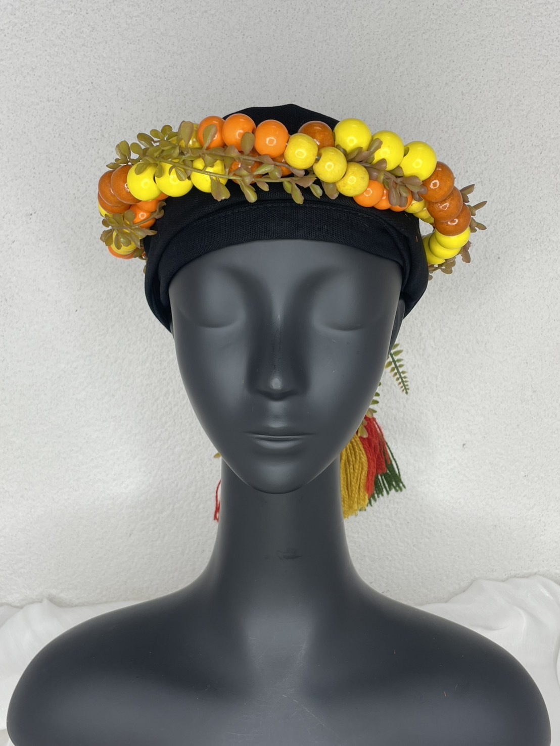 W-No.72木珠花環58cm