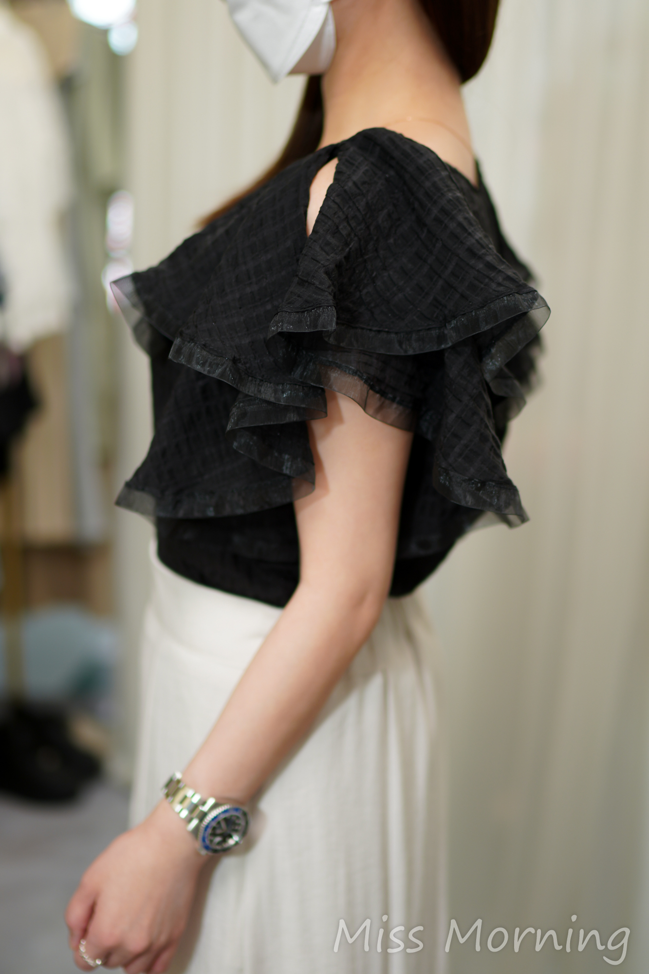 肩位好靚暗格上衣(14715)